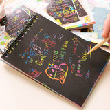 Caiet creativ razuibil cu creion | ArtReveal 9 - vivimall.ro