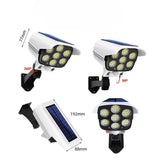 Camera de supraveghere falsa, incarcare solara, 77 LED-uri, senzor de miscare, Vivimall - vivimall.ro