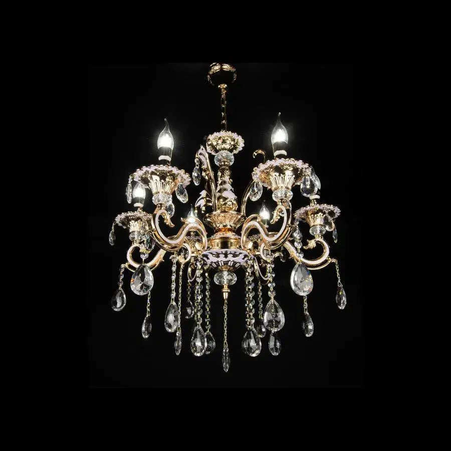 Candelabru Cristal Luciano, 6*E14 - vivimall.ro