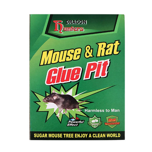 Capcana Autoadeziva pentru Soareci, Vivimall, Placa Autoadeziva pentru Rozatoare cu Efect Puternic de Imobilizare, Capcana cu Lipici, pentru Uz Casnic, 19 x 13 xm Verde/Galben - vivimall.ro