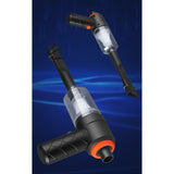 Aspirator Portabil fara Fir, Vivimall, Tip Pistol 2 in 1, Suflare si Aspirare, Incarcare USB, Pentru Casa si Masina, Autonomie 30 min, Negru - vivimall.ro