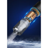 Aspirator Portabil fara Fir, Vivimall, Tip Pistol 2 in 1, Suflare si Aspirare, Incarcare USB, Pentru Casa si Masina, Autonomie 30 min, Negru - vivimall.ro