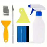 Accesorii pentru Tonarea Masina, set din 10 Bucati, Lame, Pulverizator, Palete, din Plastic PP, Multicolor - vivimall.ro