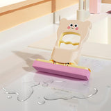 Mini Mop, Flippy, de Mana, Pliabil, Model Ursulet, din Plastic, 9 x 15 x 15 cm, Roz