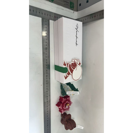 Lumanari Parfumate de Craciun, Flippy, GIFT BOX din 3 Lumanari din Ceara de Soia, Model C Brad, Floare, Om de Turta Dulce, 22.5 x 9.5 x 5 cm, Multicolor - vivimall.ro