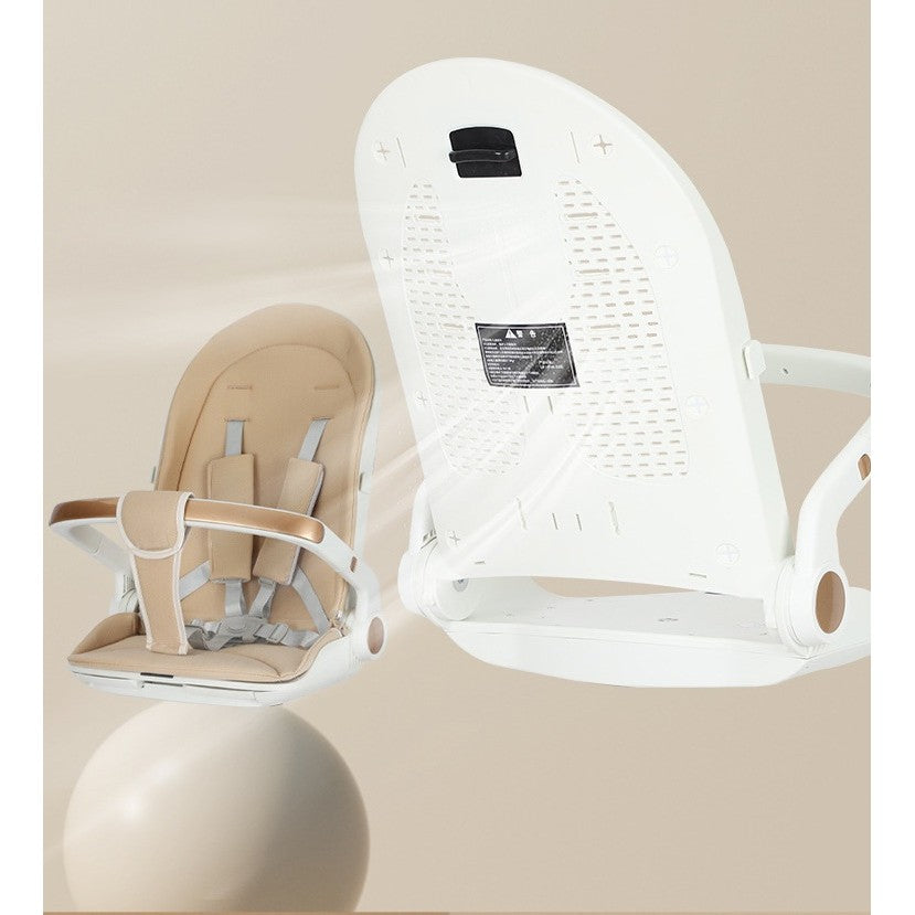 Carucior Sport Flippy 3in1, 6-36 Luni, Reversibil, Pliabil, Tavita pentru Masa, Pozitie de Somn, Centura de Siguranta, Roti 360, Suport Pahar, Copertina pentru Soare, 32x63x95cm, Alb, Model Ursulet - vivimall.ro