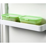 Caserola din Silicon, Vivimall, Pliabila, 1L, 18.8 x 8 x 11.5 cm, Rezistenta Temperaturi Extreme, Verde - vivimall.ro