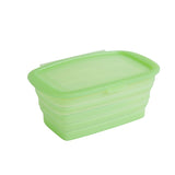 Caserola Din Silicon, Pliabila, 1L, 18.8 X 8 X 11.5 Cm, Rezistenta Temperaturi Extreme, Verde - vivimall.ro