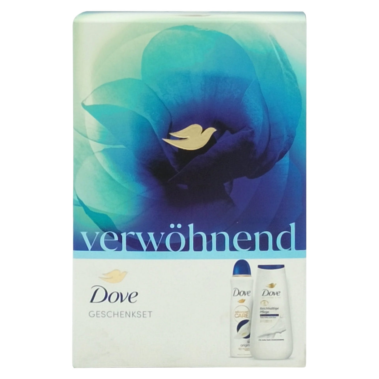 Ajándékcsomag, Dove, Tusfürdő 225 ml, Deo 150 ml Nourish