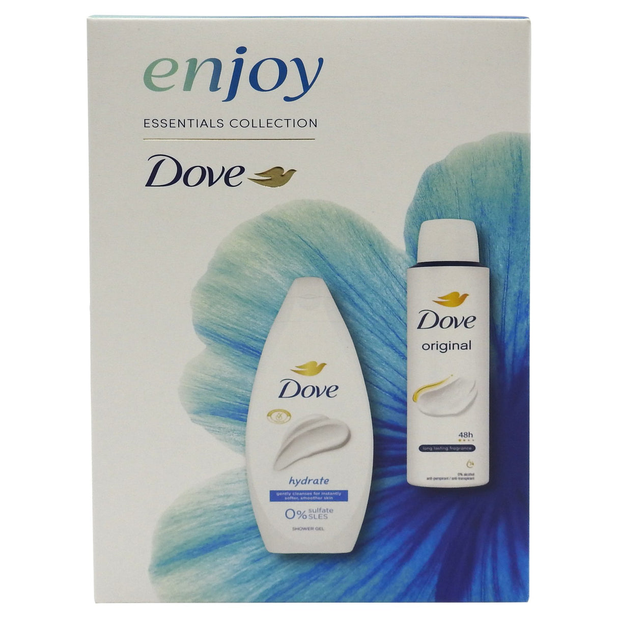 Dove Enjoy Original Ajándékcsomag, Tusfürdő 250 ml, Dezodor 150 ml