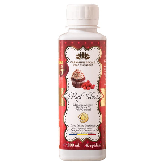 Parfum pentru Rufe, Cashmere Aroma, Red Velvet, 200 ml, Pana la 40 Spalari - vivimall.ro