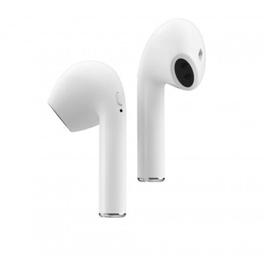 Casti Wireless Bluetooth MKJ-I9 Earbuds Flippy, Alb - vivimall.ro