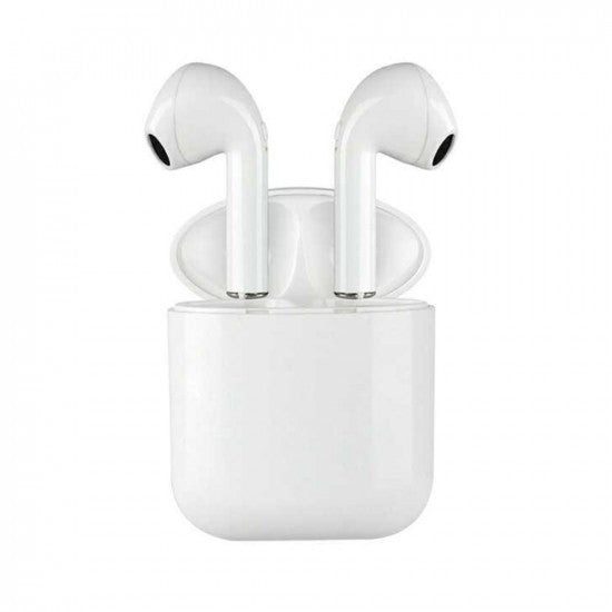 Casti Wireless Bluetooth MKJ-I9 Earbuds Flippy, Alb - vivimall.ro