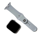 Ceas Smartwatch, Flippy, Editia 9, Apeluri Bluetooth, Incarcare Wireless, Afisaj 2.01 inch, Rezolutie 240 x 296, NFC, Puls, Gri - vivimall.ro