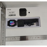 Ceas Smartwatch, Flippy, Editia H15, Apeluri Bluetooth, Afisaj 1.81 inch, Rezolutie 240 x 284, Puls, Siri, Baterie 180 mAh, Negru - vivimall.ro