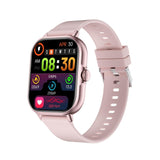 Ceas Smartwatch, Flippy, Editia H15, Apeluri Bluetooth, Afisaj 1.81 inch, Rezolutie 240 x 284, Puls, Siri, Baterie 180 mAh, Roz Auriu - vivimall.ro