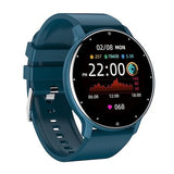 Ceas smartwatch si bratara fitness Flippy ZL02D, oxigen, ritm cardiac, pedometru, notificari, IP67, Compatibil cu Android/iOS, vibratii, multi sport, Albastru inchis - vivimall.ro
