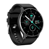 Ceas smartwatch si bratara fitness Flippy ZL02D, oxigen, ritm cardiac, pedometru, notificari, IP67, Compatibil cu Android/iOS, vibratii, multi sport, Negru - vivimall.ro