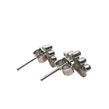 Cercei Argint 925 Coronita cu 5 Pietre - vivimall.ro