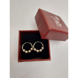 925 ezüst kreol fülbevaló 12 mm 4 golyóval, jolie ezüst, 1.6G