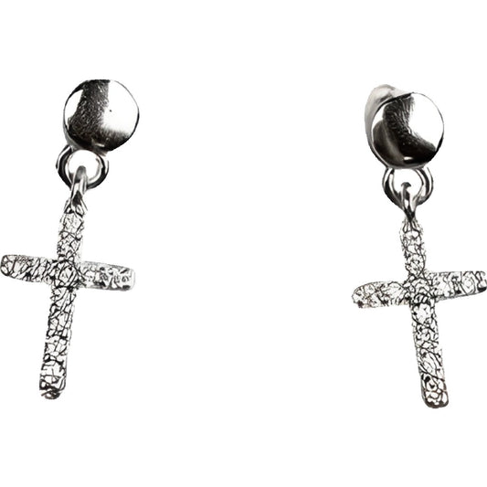 Cercei Argint 925 Cruce cu Pietre - vivimall.ro