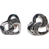 Cercei Argint 925 Inima Impletita - vivimall.ro