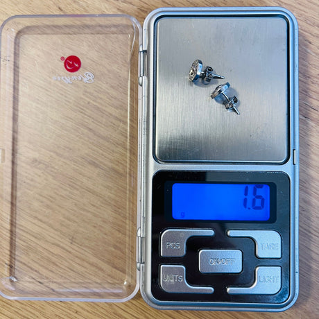925 ezüst fülbevaló Jolie ezüst, 1,6 G