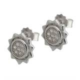 Cercei Soare cu Zirconii, Argint 925 - vivimall.ro