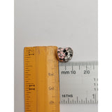 925 Sterling Ezüst Szív Medál Virágokkal, Jolie Ezüst, 2.7G
