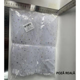 Fusta LED pentru Copii, Vivimall, Tutu de Balet pentru Fetite cu Luminite Multicolore Incorporate, Model Stelute, 30 cm Lungime, Alb - vivimall.ro