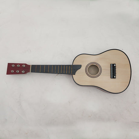 Chitara pentru Copii, Flippy, din Lemn si Plastic, pentru Incepatori, 63.5 x 22 x 5.8 cm, Bej - vivimall.ro