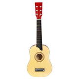 Chitara pentru Copii, Flippy, din Lemn si Plastic, pentru Incepatori, 63.5 x 22 x 5.8 cm, Bej - vivimall.ro