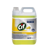 Detergent universal CIF Lemon Fresh aplicat pe pardoseală cu mop, mod de utilizare