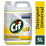 Flacon detergent CIF Pro Formula 5 L, parfum lămâie, detaliu capac dozator