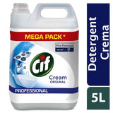 CIF Professional Cream – Crema de Curatare Non-Abraziva, 5 L - vivimall.ro