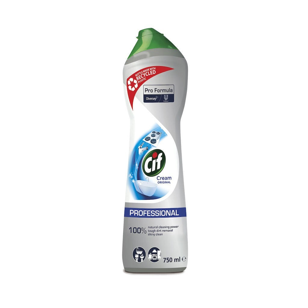 CIF Professional Cream – Crema de Curatare Non-Abraziva 0.75 L - vivimall.ro