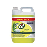 Detaliu capac și dozator recipient CIF Pro Formula Cream Lemon 5 L