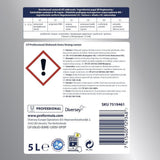 Detergent vase Cif Professional Lemon 5L, vedere laterală cu informații produs