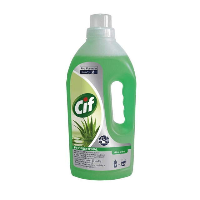 CIF Professional Floor&APC Aloe Vera – Detergent Pardoseli si Multiple Suprafete 1L - vivimall.ro