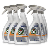 Flacon CIF Pro Formula 0,75 L, detaliu pulverizator și capac de siguranță, fundal alb