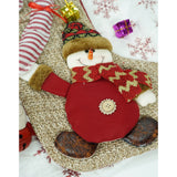 Ciorap Cadouri,Flippy,cu model om de zapada,maro, marimea 20x45 cm, textil, interior - vivimall.ro