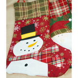 Ciorap Cadouri,Flippy,cu model om de zapada, rosu, marimea 20x40 cm, textil, interior - vivimall.ro