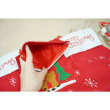 Ciorap Cadouri,Flippy,cu model ren,rosu, marimea 19x38 cm, textil, interior - vivimall.ro