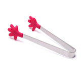 Cleste Creativ Pentru Mancare, Model Manute Din Silicon, 14.5X3 Cm, Rezistent La Temperaturi Inalte Si Coroziune - vivimall.ro