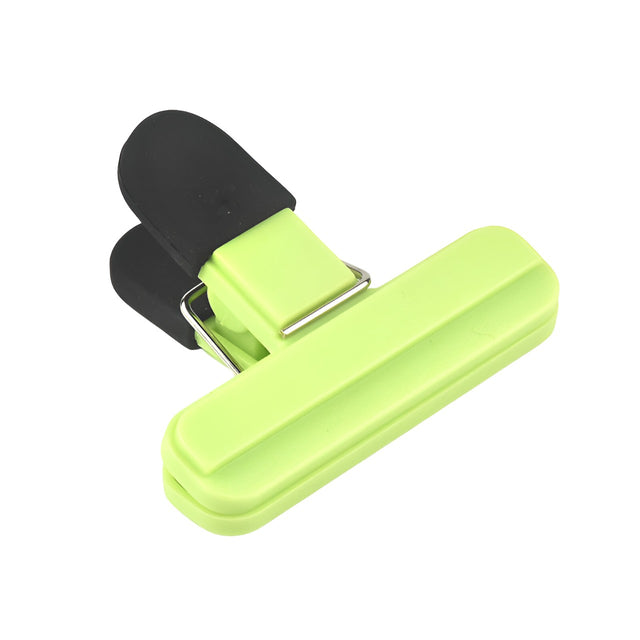 Cleste Multifunctional pentru Sigilarea Pungilor, Vivimall, din Plastic, Mentine Alimentele Proaspete, 7x6.5 cm, Verde - vivimall.ro
