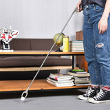 Cleste pentru Colectarea Deseurilor, Flippy, din Metal si Plastic, 77.5 cm, Fara Maini Murdare, Gri - vivimall.ro