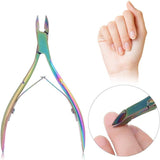 Cleste pentru Unghii si Cuticule, Vivimall, din Otel Inoxidabil, Protectie Varf, 17 x 7 x 2 cm, Multicolor - vivimall.ro