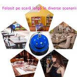 Multifunkcionális fém csengő, mosolygós arccal, recepció, étterem, kávézók