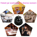 Multifunkcionális fém csengő, mosolygós arccal, recepció, étterem, kávézók