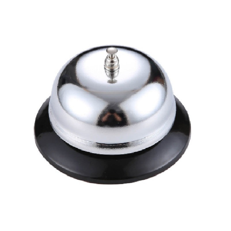 Clopotel receptie metalic argintiu | RingDesk - vivimall.ro